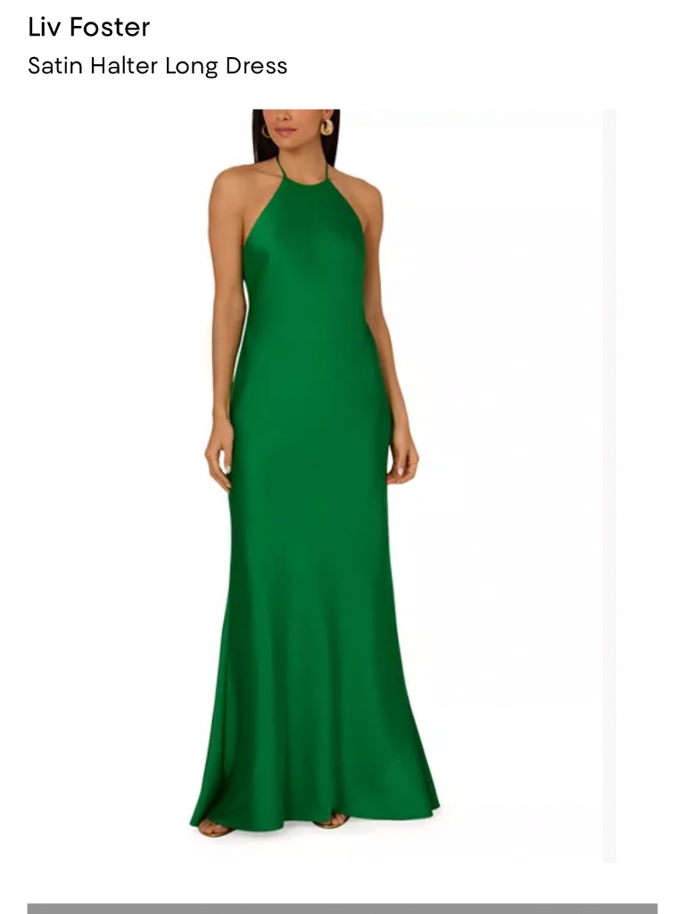 Liv Foster Emerald Gown